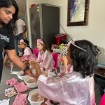 girls being pampered